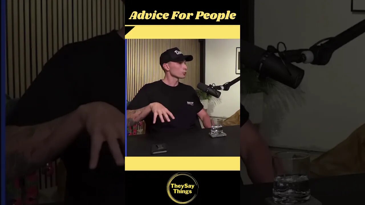 Luke Belmar , Advice For People #shorts #youtubeshorts #life #podcast #viral #advice #mindset