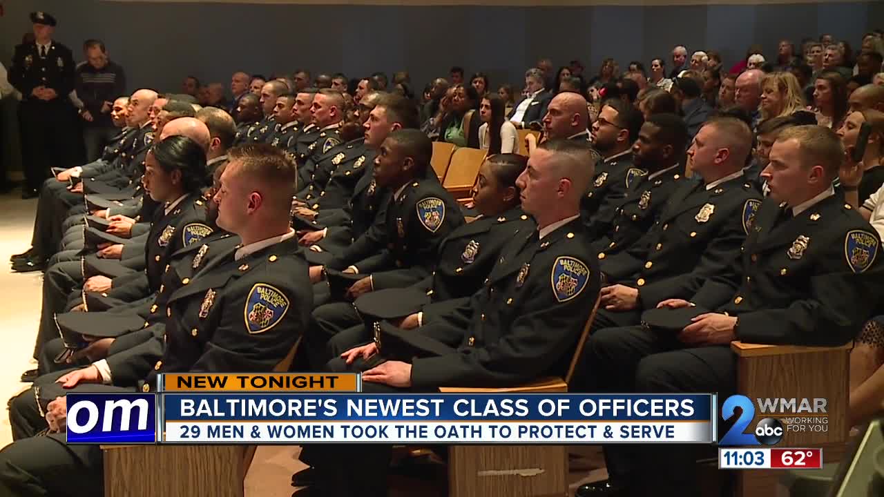 Baltimore's newest class of officers