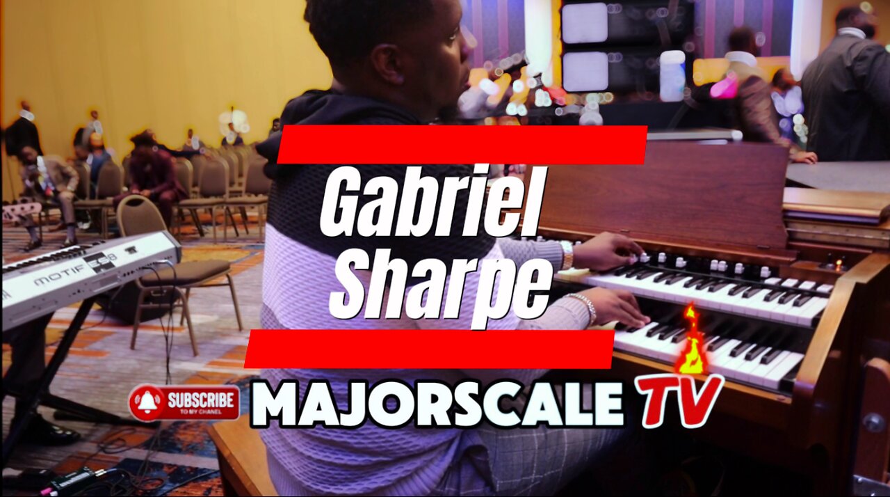 Gabriel Sharpe - backing up preacher 🎹🎶🎵🔥Friday night service #cogicconvocation2024