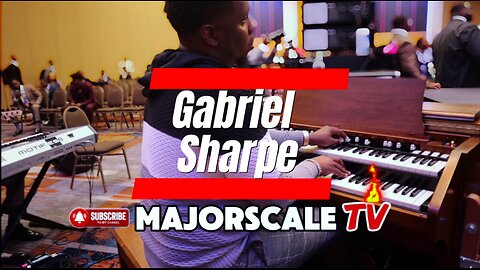 Gabriel Sharpe - backing up preacher 🎹🎶🎵🔥Friday night service #cogicconvocation2024