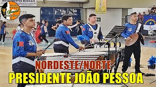 BANDA MARCIAL PRESIDENTE JOÃO PESSOA 2022 NA XIII COPA NORDESTE NORTE DE BANDAS E FANFARRAS 2022