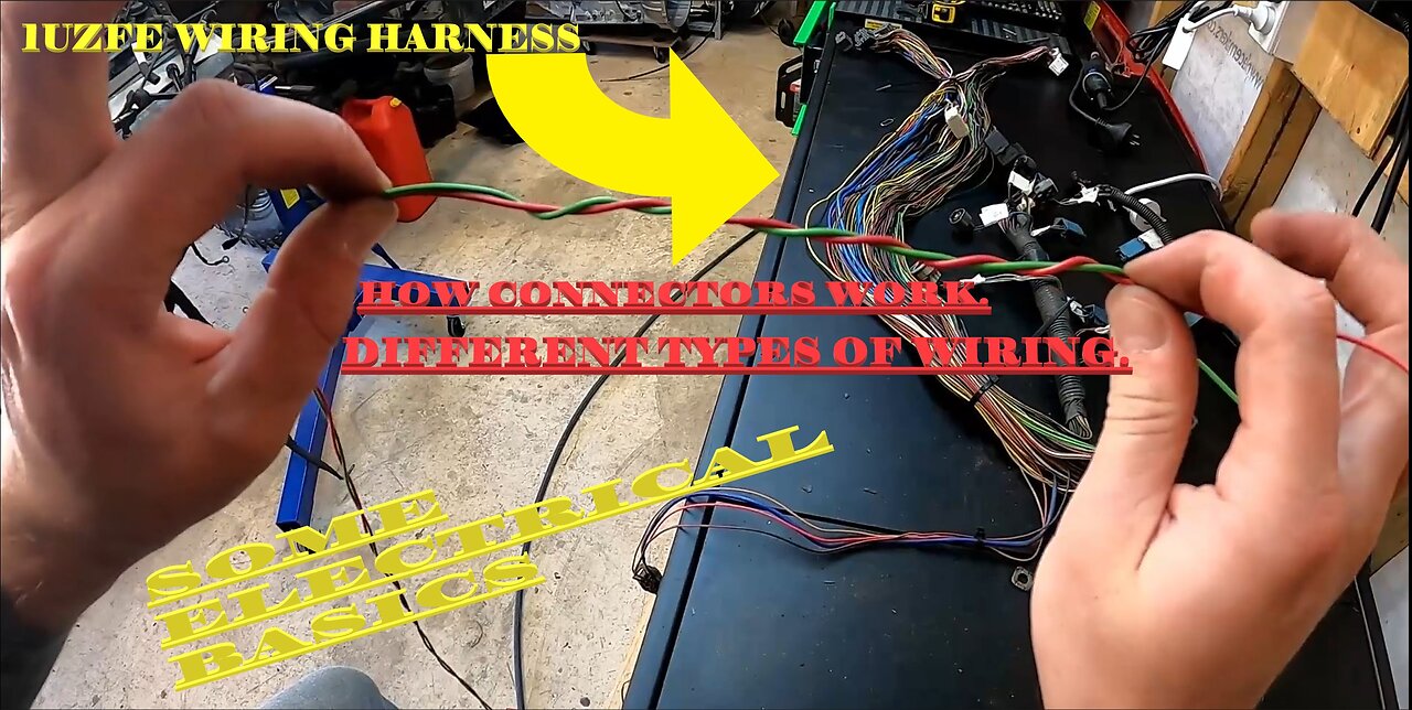 1UZFE WIRING AND SOME ELECTRICAL LESSONS.