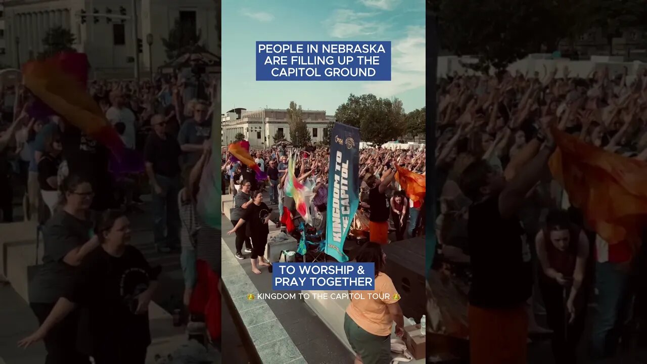 CROWD AT THE CAPITOL GROUNDS OF NEBRASKA! | TPUSA Faith