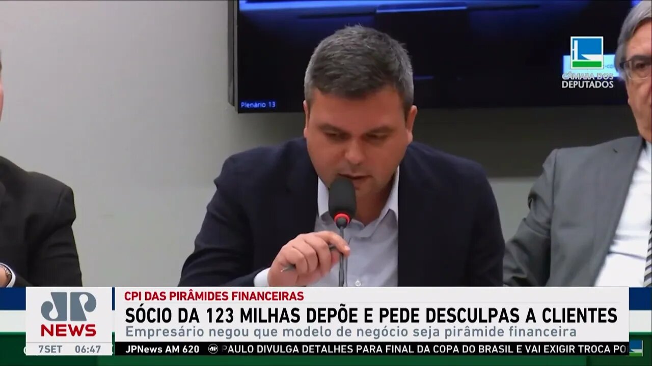 Em sessão da CPI das Pirâmides Financeiras, sócio da 123 Milhas nega fraudes