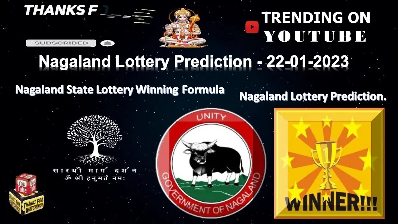 NAGALAND STATE LOTTERY PREDICTION NUMBER FOR TODAY 22-01-2023