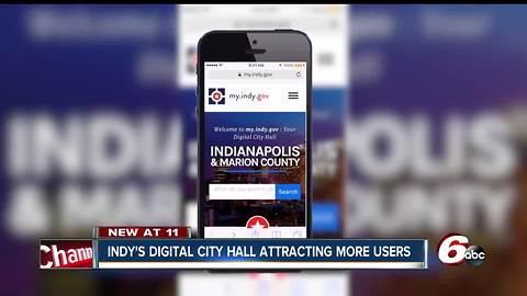 Indy's digital City Hall is attracting more users