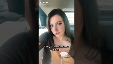 She will only date you if you worth a million lol. 😲