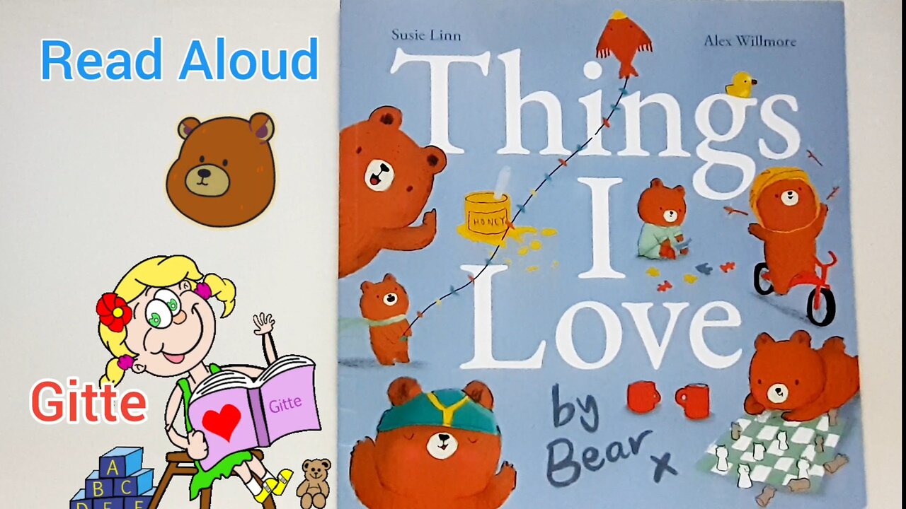 Things I love Book by Susie Linn | Read Aloud Story time by @Storytimewithgitte | #childrensbooks