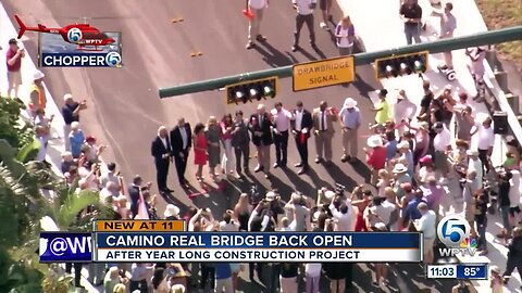 Camino Real bridge reopens after year-long construction project