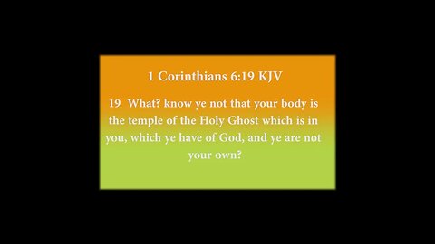 Your Body Is the Temple! #shorts #templeofgod #corinthians