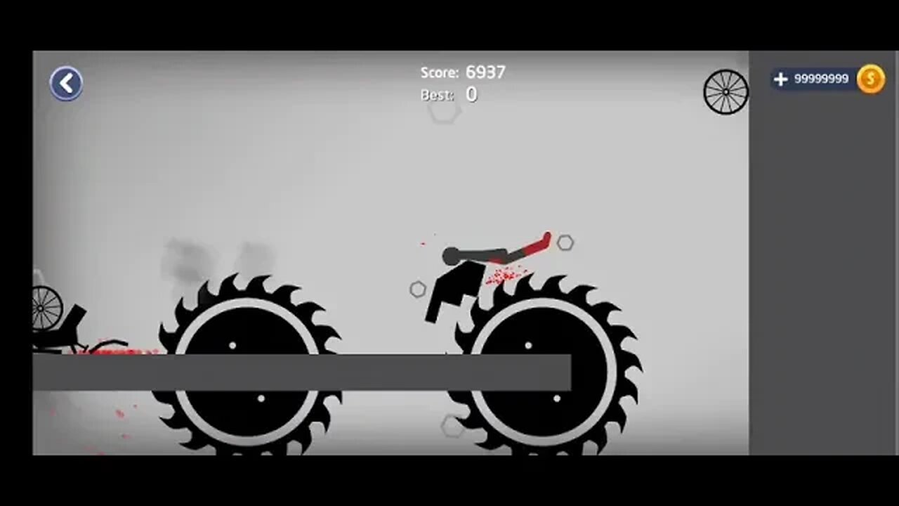 Stickman falling: slow but painful death