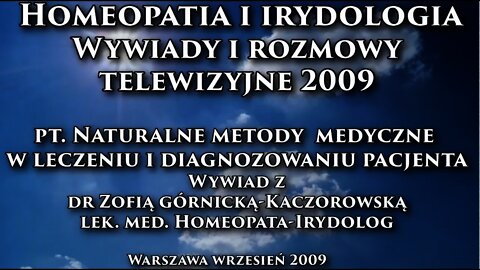 ALTERNATYWNE SPOSOBY LECZENIA DIAGNOZY-DODATKOWA METODA MEDYCZNA,DIAGNOZOWANIE CHORÓB 2009 ©TV IMAGO