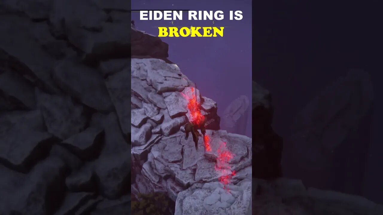 Exploring Elden Ring In A CRAZY NEW Way 🤯 #eldenring #shorts #crazy #runefarm #tricks #crazymod