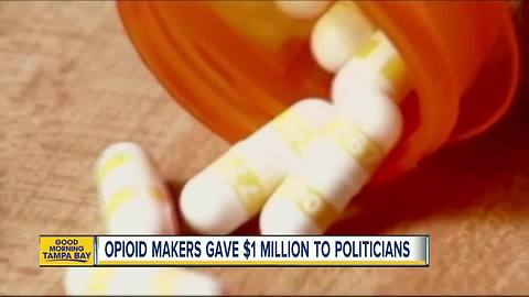 Opioid makers gave $1M to Florida politicians