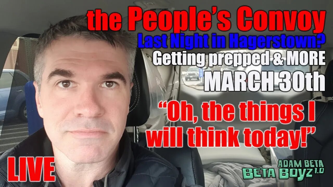Lib2Liberty March 30th Last Night in Hagerstown? Getting ready to go and more...