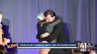 Lawrence teen bone marrow donor matches with Blues super fan