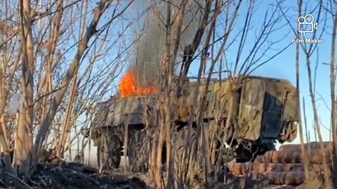 Decimated Finland-made XA-180 APC in Artemovsk Ukraine