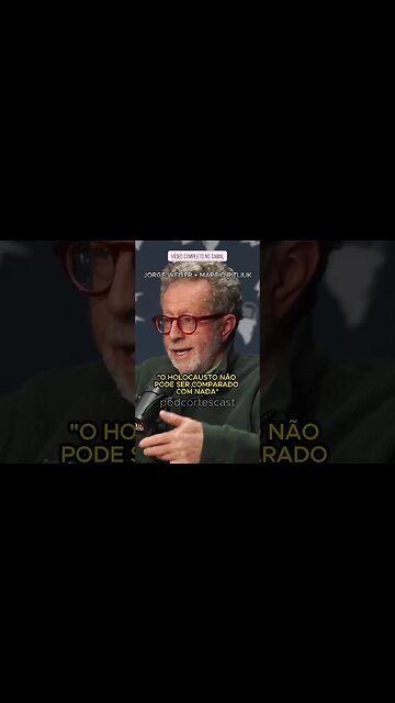 O HOLOCAUSTO NÃO PODE SER COMPARADO COM NADA #cortesdepodcast #podcast #melhoresmomentos
