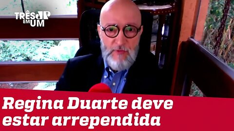 #JosiasDeSouza: Regina Duarte já deve estar arrependida de aceitar o cargo no governo