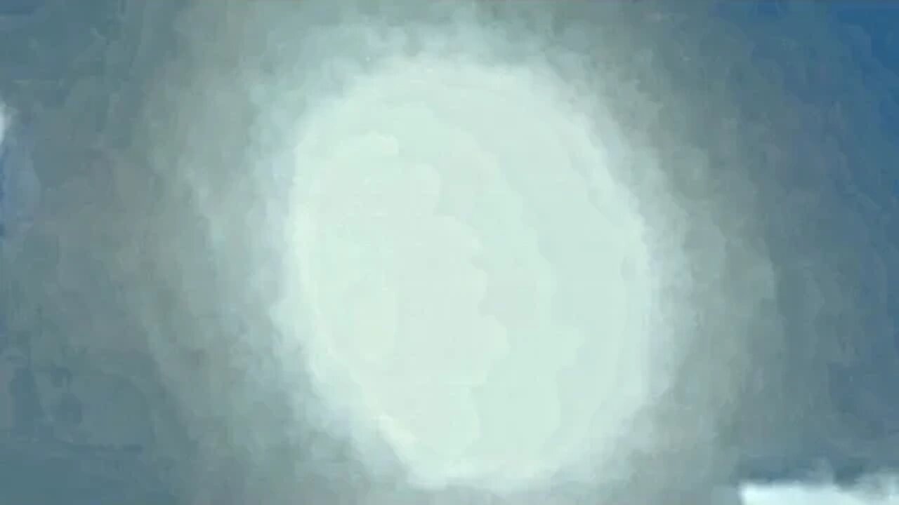 Sphere UFO Comes 2kft To Visit Again