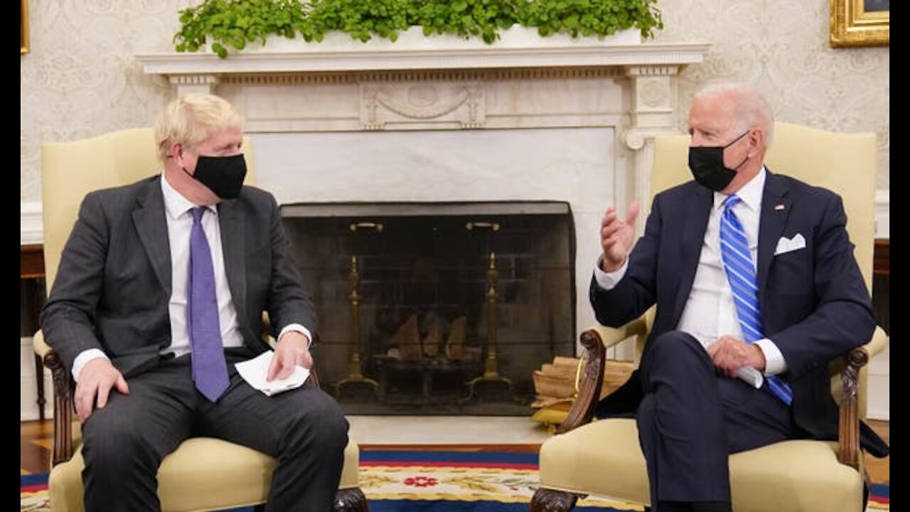 Biden Body Double Blows Cover During Meet with Boris Johnson