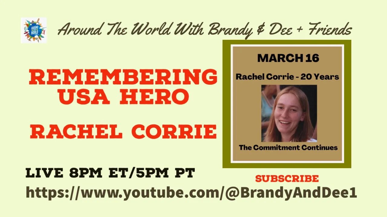 Who Was USA Hero Rachel Corrie?