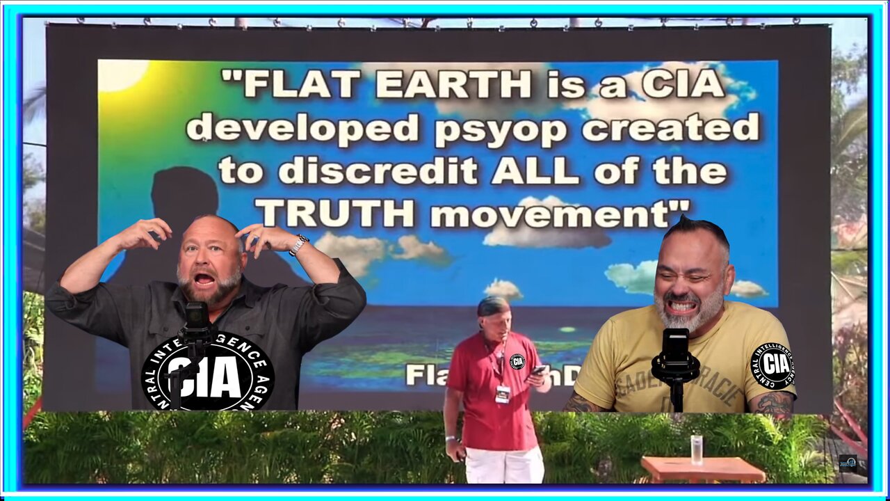 Alex Jones promotes FAKE flat Earth CIA David Weiss EXPOSED! FUNDAMENTAL TRUTH 2 saves the day