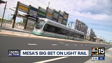 Mesa's credits downtown expansion to light rail