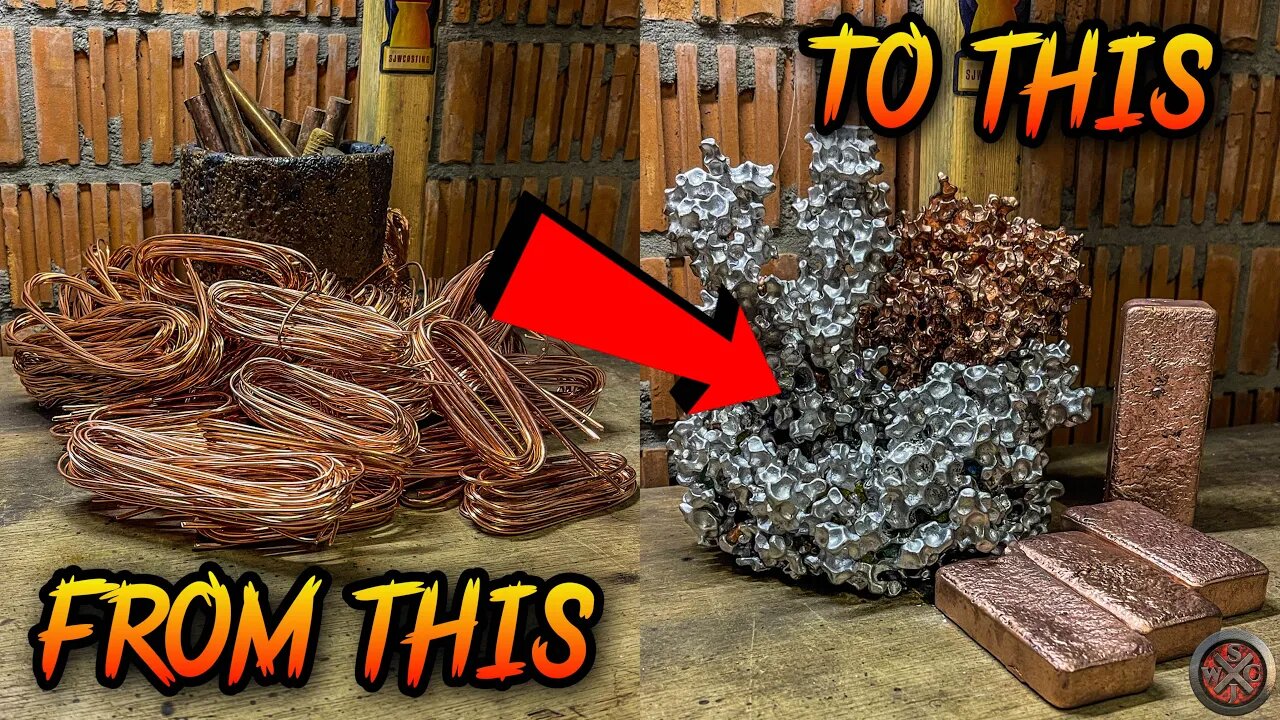 🔥Copper & Aluminum VS. ⭕️Orbeez #metalcasting #copper #aluminum #orbeez #devilforge #casting