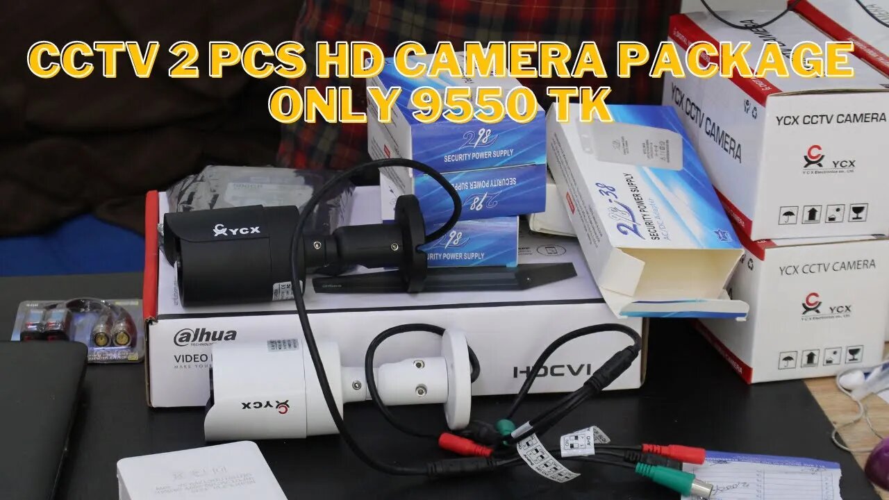 CCTV 2 pcs hd camera Package only 9550 tk l CCTV camera/ip camera price in Bangladesh 2021