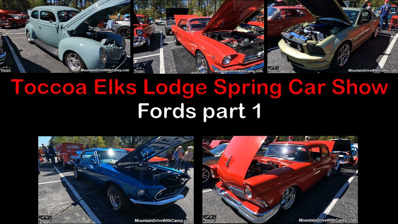 2024 Toccoa Elks Lodge Spring Car Show Fords part 1