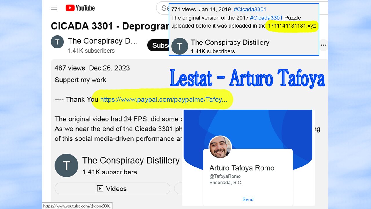 The Conspiracy Distillery Cicada3301 Lestat Arturo Able Danger PED Sevens Exposed