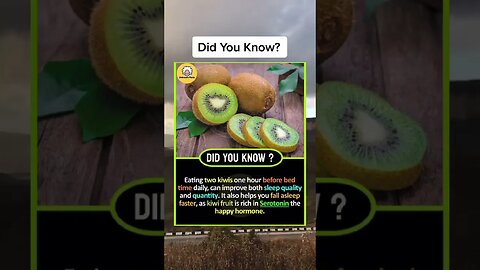 DID YOU KNOW:Benefits of Kiwi and Pears#shorts#short