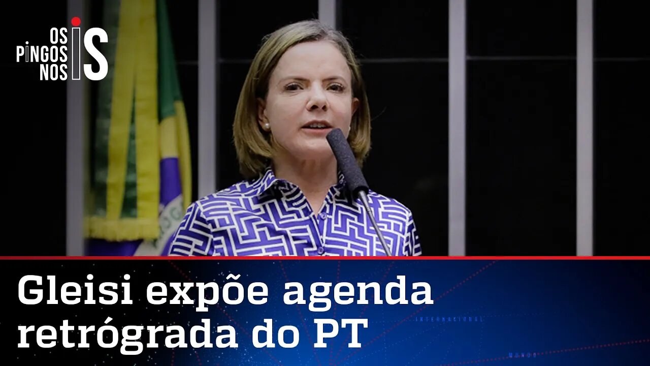 Ao lado de Lula, Gleisi ameaça rever privatização da Eletrobras