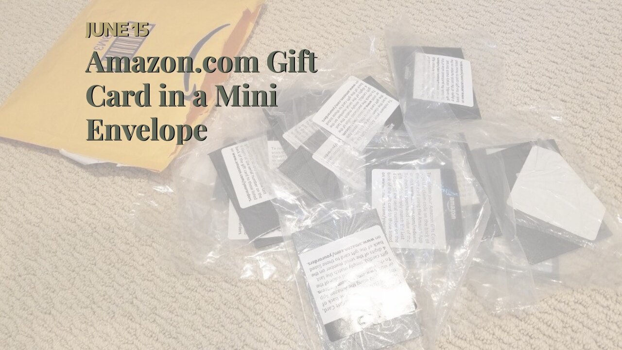 Amazon.com Gift Card in a Mini Envelope