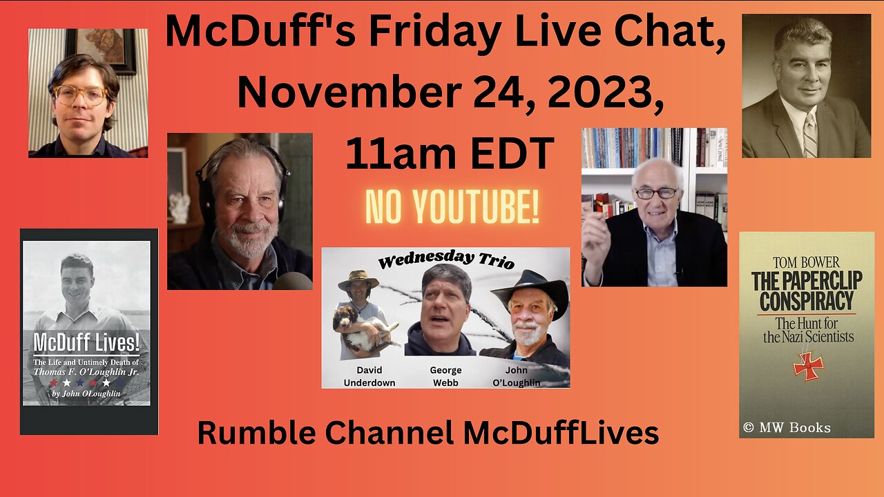 McDuff's Friday Live Chat, November 24, 2023