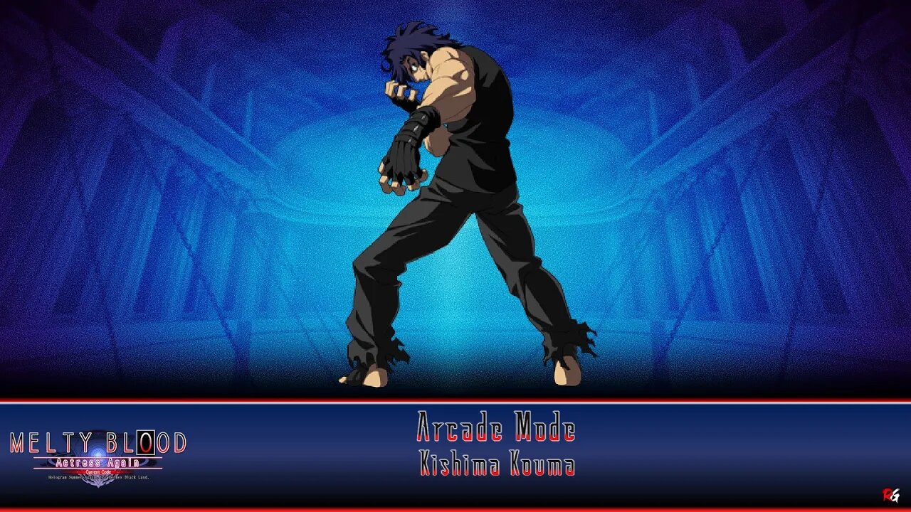 Melty Blood: Actress Again: Current Code: Arcade Mode - Kishima Kōuma