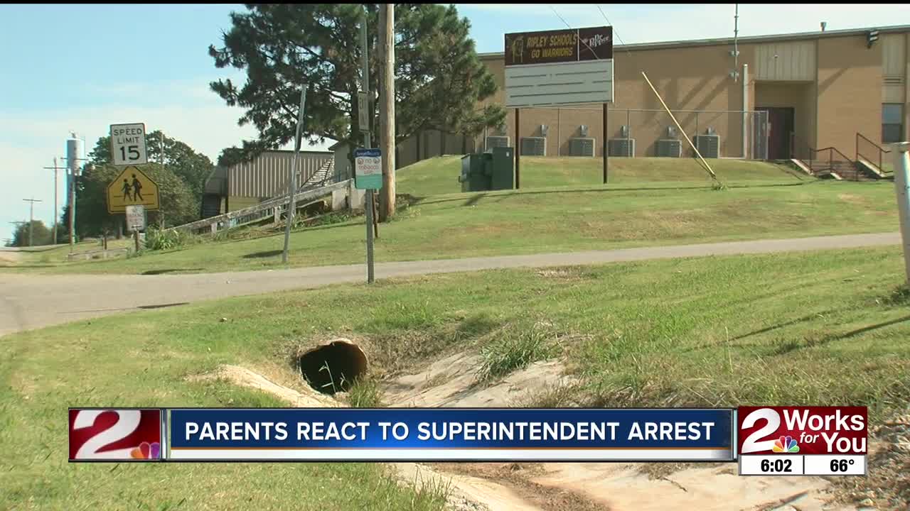 Parents react to superintendent arrest