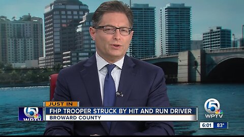 FHP Trooper struck by hit and run driver in Broward County