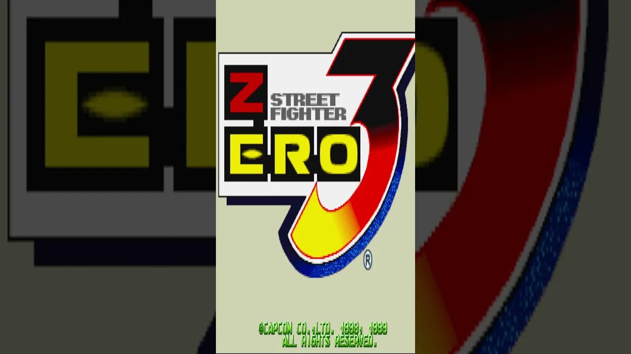 Street Fighter Zero 3 (Saturno) #shorts #canalcompanhiadosjogos #sega #nights