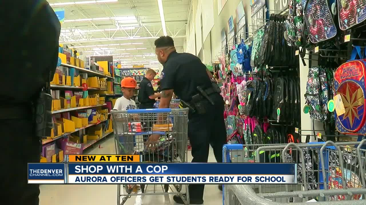 Shop With a Cop: Aurora officers get students ready for school