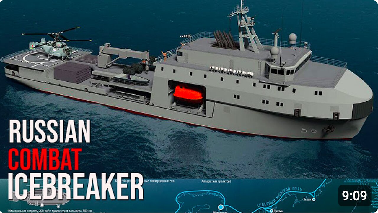 ⚓️🇷🇺 The first Russian combat icebreaker went to sea:how is Russia to protect its interests in the Arctic