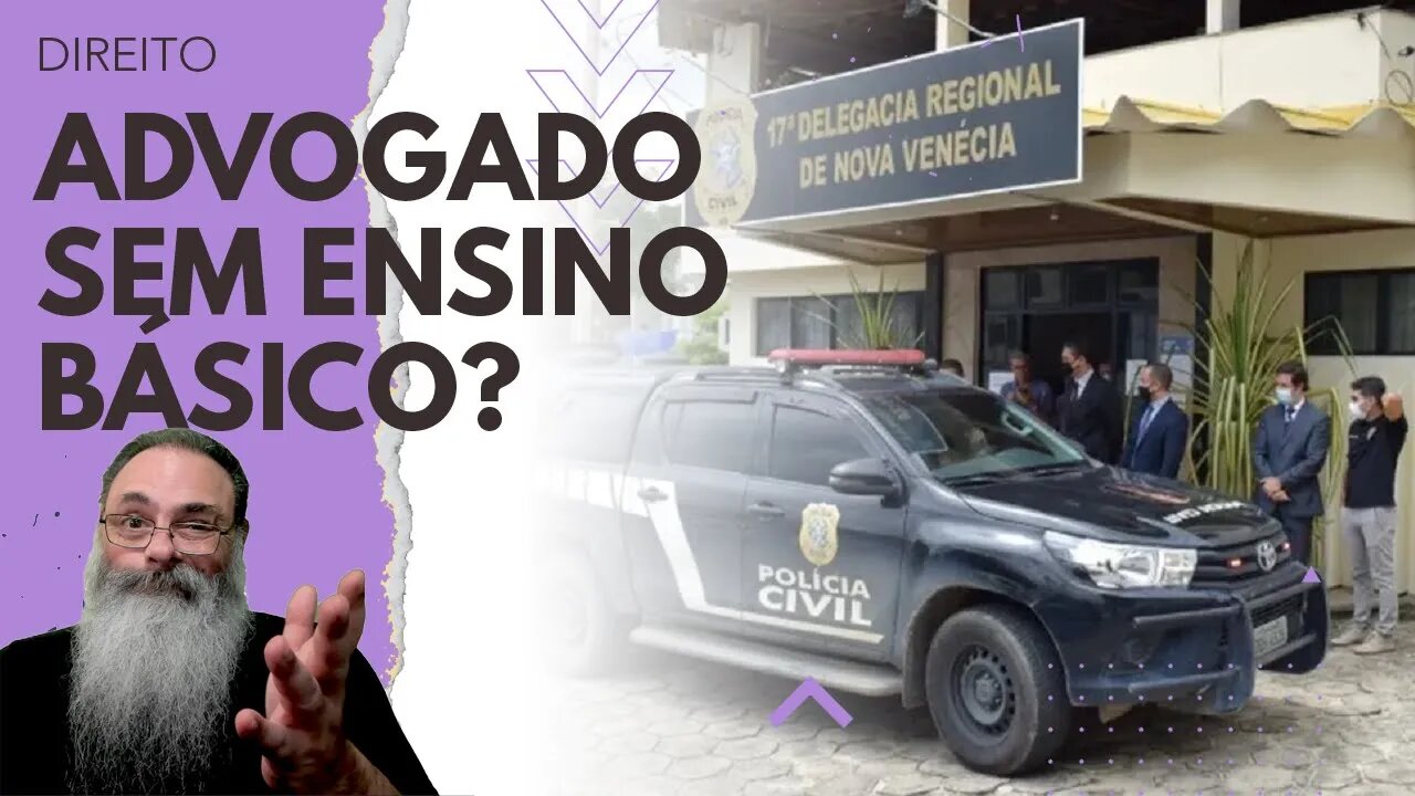 ADVOGADO CAPIXABA passou na PROVA da OAB, mas NUNCA CONCLUIU a SEXTA SÉRIE do ENSINO BÁSICO