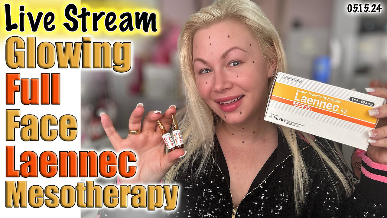 Live Glowing Full Face Laennec Mesotherapy! AceCosm, Code Jessica10 saves you money