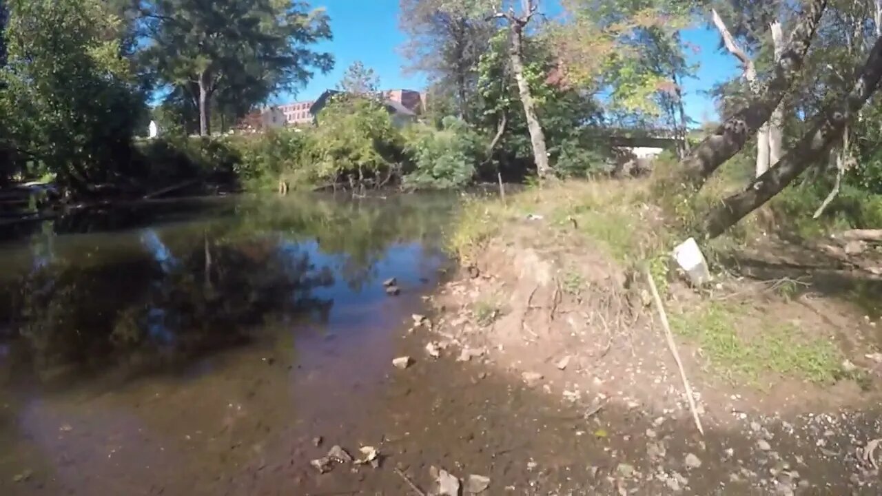 Fishing on both sides of the river at once