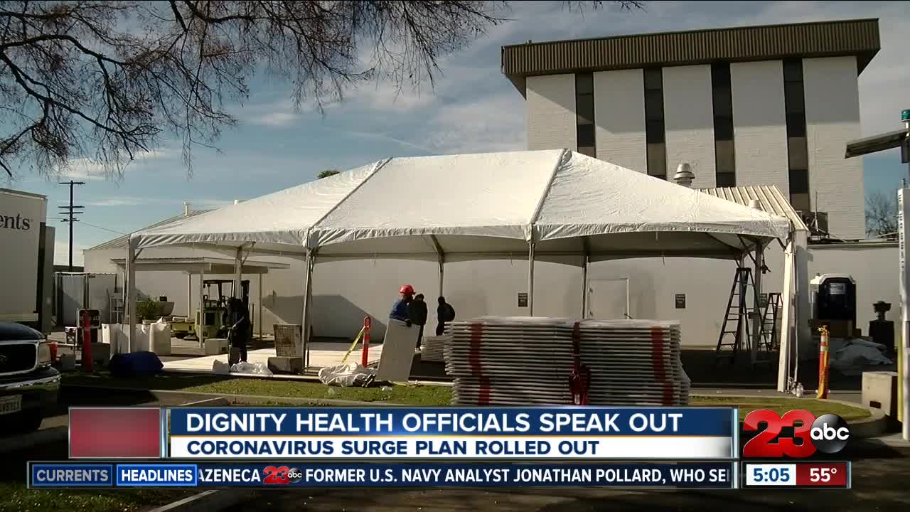 Dignity Health officials speak out about ICU capacity