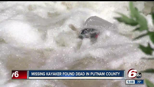 Body of missing kayaker found in Putnam County identified