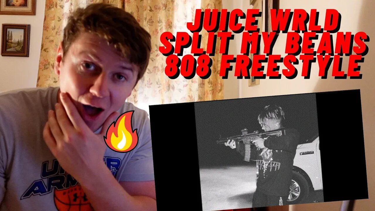 JUICE WRLD - SPLIT MY BEANS 808 FREESTYLE ((IRISH REACTION!!))