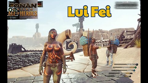 Conan Exiles, replacing my sorcerer, lui fei, busty ,boobs ,breast expansion