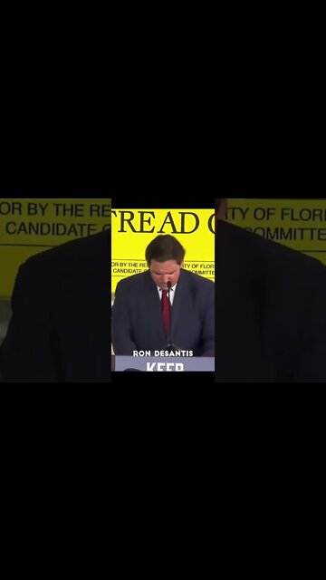 DeSantis, I'm Just Sick Of Seeing Him